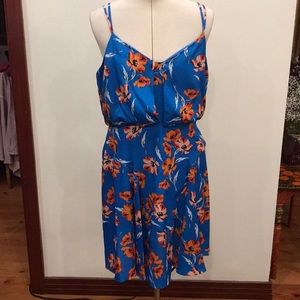 🛍CeCe Blue Floral Sun Dress